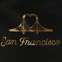 Canvas SF Heart Bridge Musette Gold