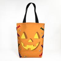 Grocery Tote - Halloween Orange Pumpkin