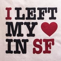 I Left My Heart In SF Grocery Tote