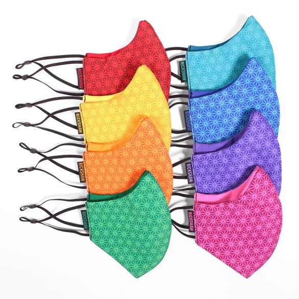 Face Mask - Asanoha-2-Tone