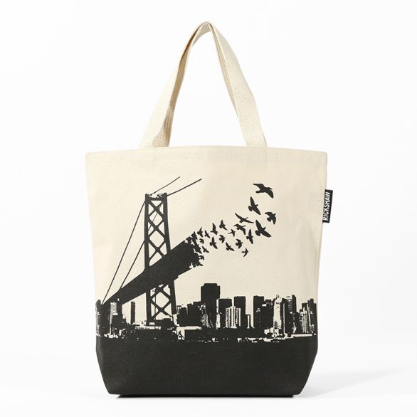 Bay Bridge Birds Mini Tote