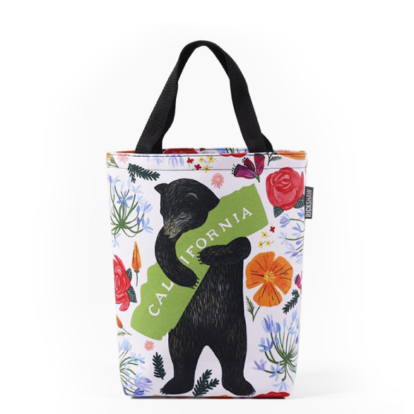3Fish Studios: California Botany Bear Mini Tote