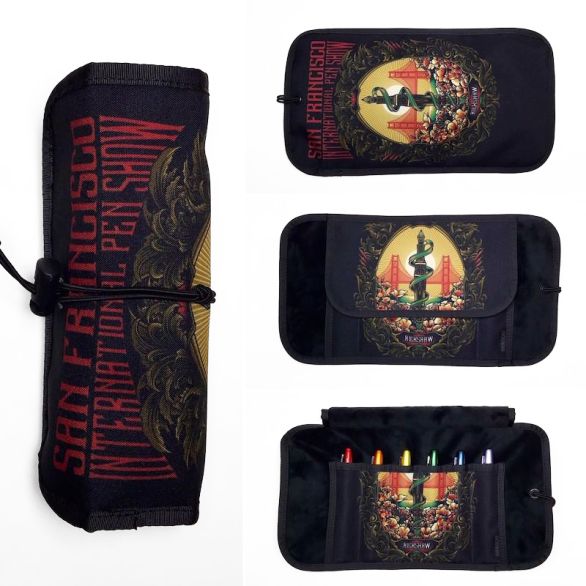 Deluxe Pen Roll SF Pen Show 2019 6-Pen @bodilpunk