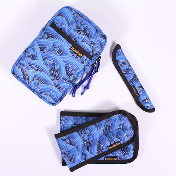 Golden Waves Blue Coozy Collection