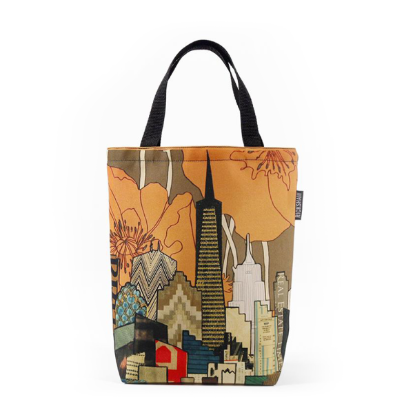 Jennifer Clifford: SF Skyline Poppy Mini Tote