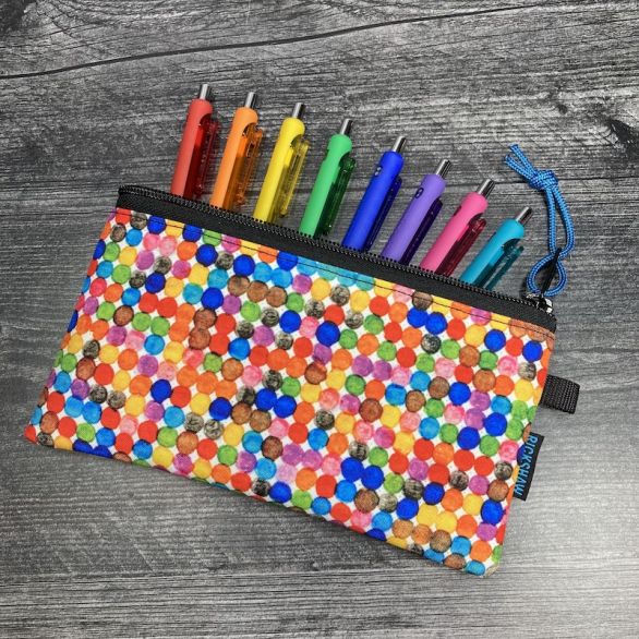 Ink Dots Utility Pouches