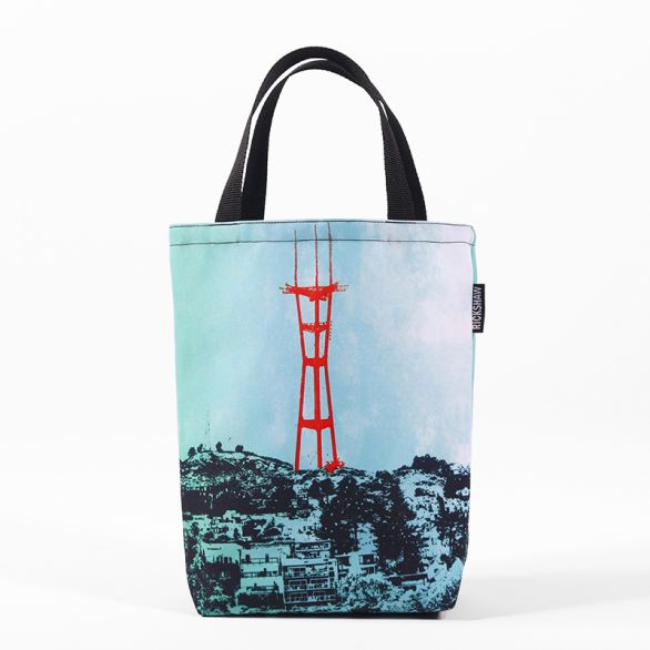 Jennifer Clifford: Sutro Tower Turquoise Mini Tote