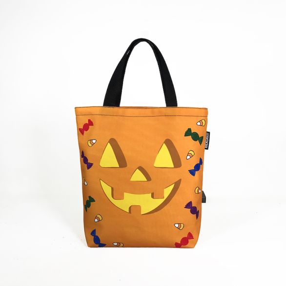 Mini Tote - Halloween Orange Pumpkin