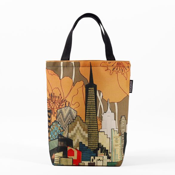 Jennifer Clifford: SF Skyline Poppy Mini Tote