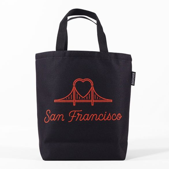 DigiPrint SF Heart Bridge Mini Tote