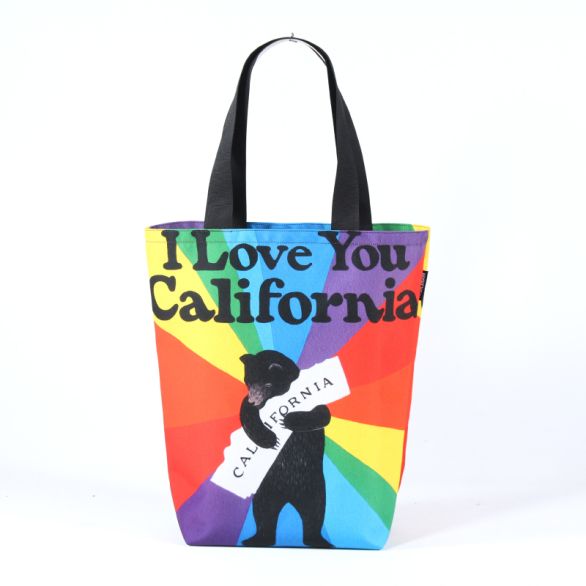 3Fish Studios: California Pride Bear Grocery Tote