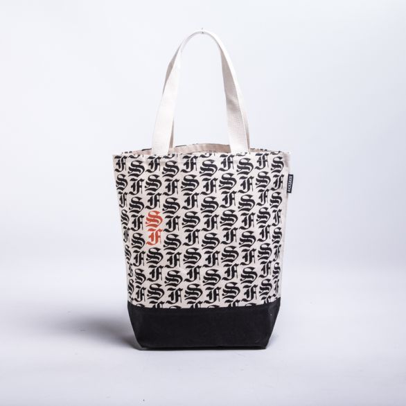 SF Blackletter Grocery Tote