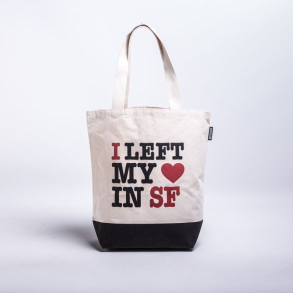 I Left My Heart In SF Grocery Tote