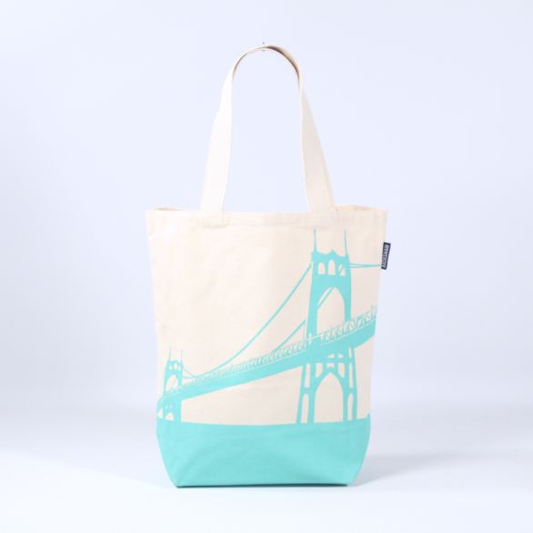 Portland St Johns Bridge Grocery Tote