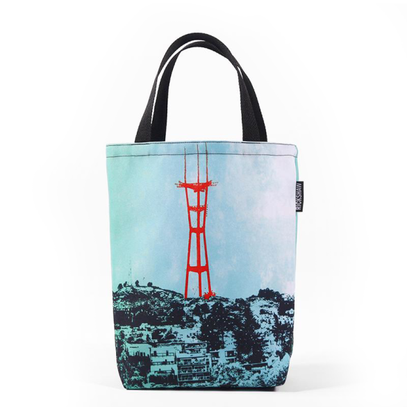 Jennifer Clifford: Sutro Tower Turquoise Mini Tote