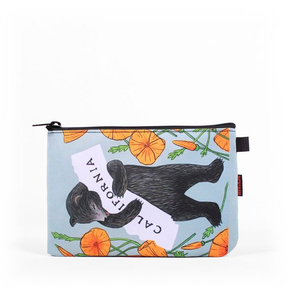 3Fish Studios: California Poppy Bear Utility Pouch 