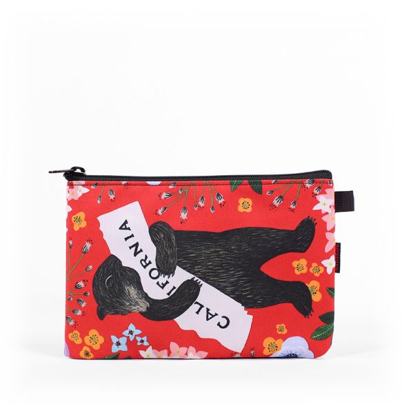 3Fish Studios: California Red Bear Utility Pouch